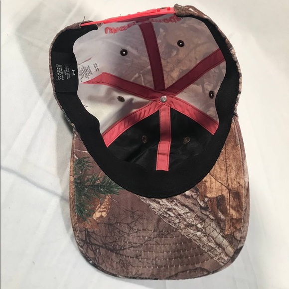 Women’s Under Armour Logo Camo Pattern Hat One Size - Picture 7 of 8